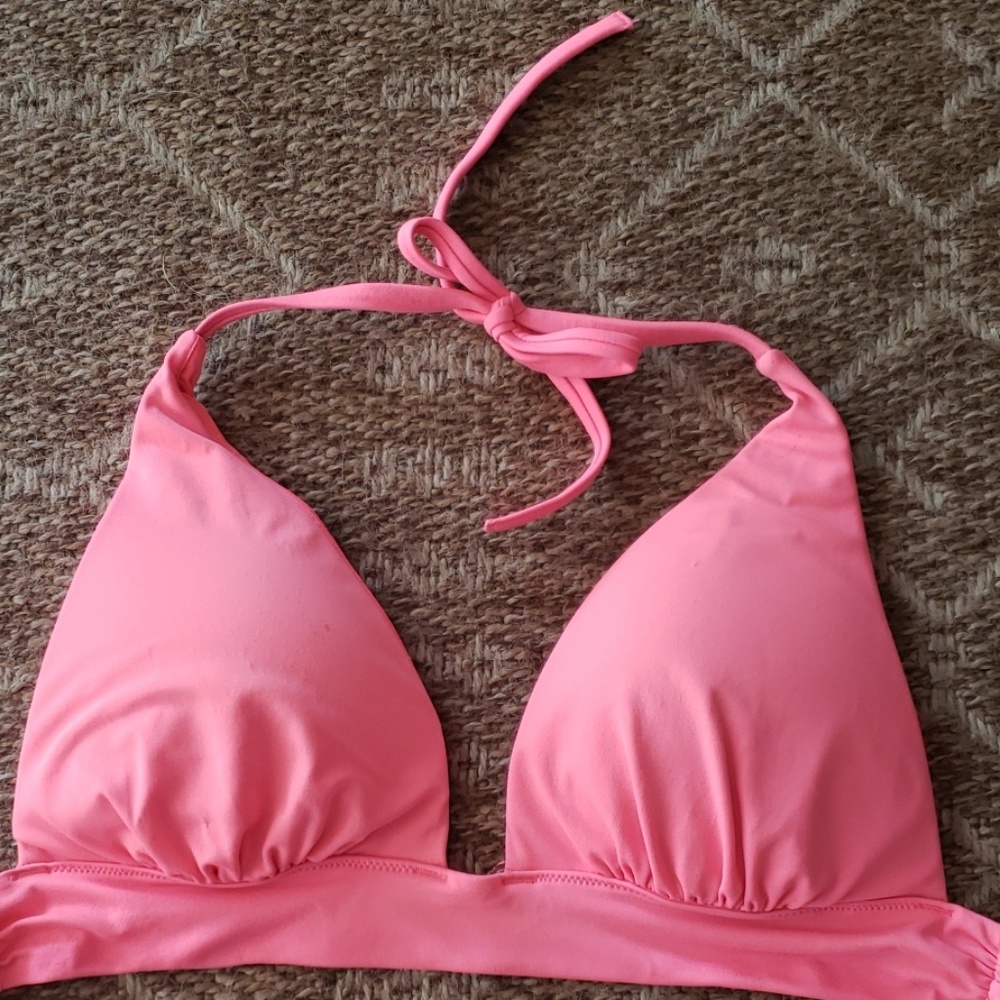 Pink victoria secret bathing suit top